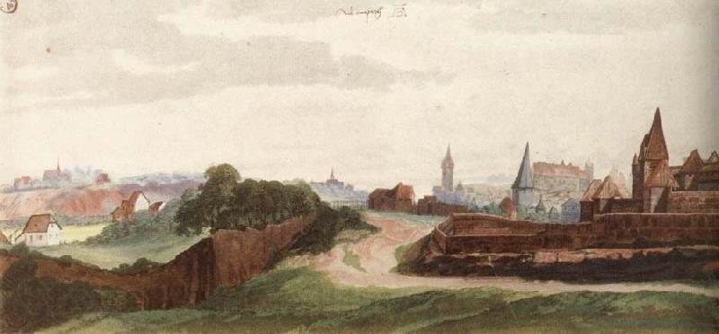 Albrecht Durer Nuremberg Seen From the south Norge oil painting art